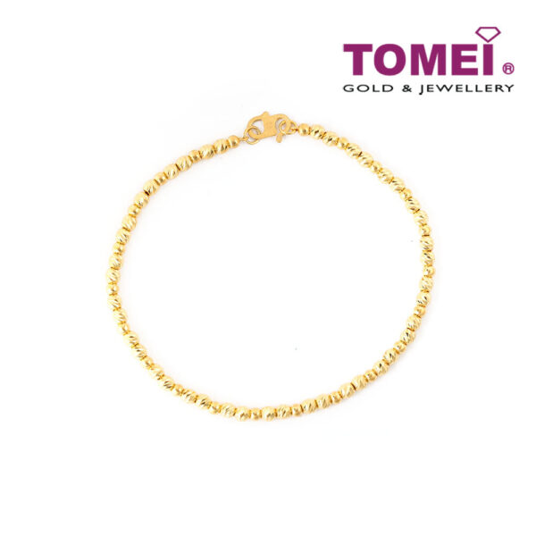 TOMEI Passel of Aureate Sphericity Bracelet, Yellow Gold 916