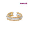 TOMEI Lusso Italia Beads Ring, Yellow Gold 916