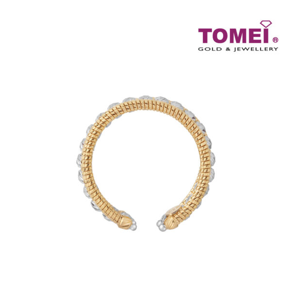 TOMEI Lusso Italia Beads Ring, Yellow Gold 916