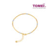 TOMEI Lusso Italia Slender Beads Bangle, Yellow Gold 916