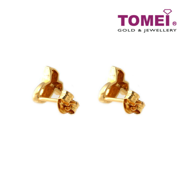 TOMEI Earrings, Yellow Gold 916 (9Q-YG1230E-2C)