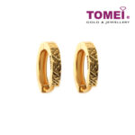 TOMEI Earrings, Yellow Gold 916