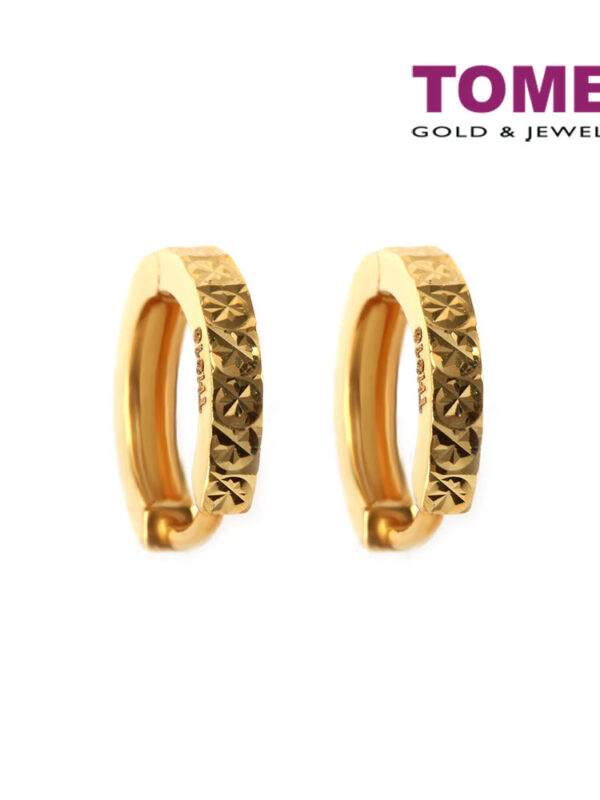 TOMEI Earrings, Yellow Gold 916