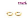 TOMEI Earrings, Yellow Gold 916 (9Q-YG1243E-1C)