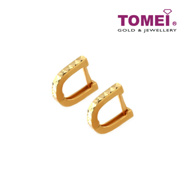 TOMEI Earrings, Yellow Gold 916 (9Q-YG1247E-1C )