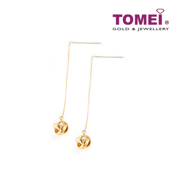 TOMEI Earrings, Yellow Gold 916 (IQ-X4WE217275-1C)