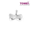 TOMEI Elfin-esque Butterfly Pendant, White Gold 750