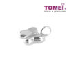TOMEI Elfin-esque Butterfly Pendant, White Gold 750