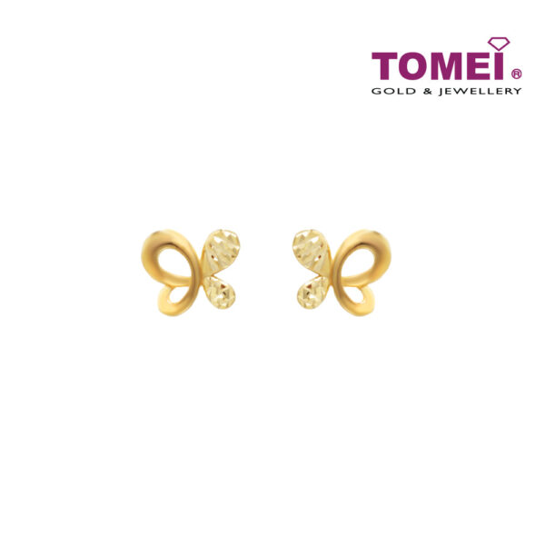 TOMEI Earring, Yellow Gold 916