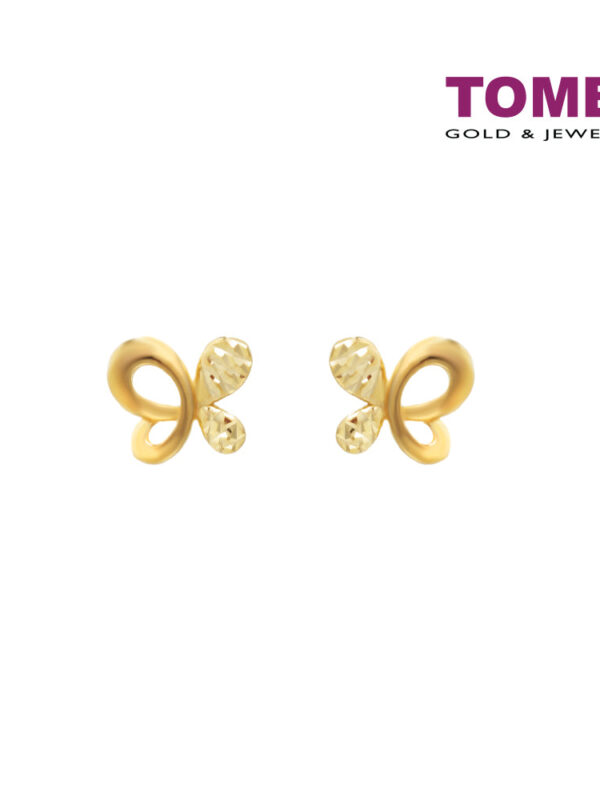 TOMEI Earring, Yellow Gold 916