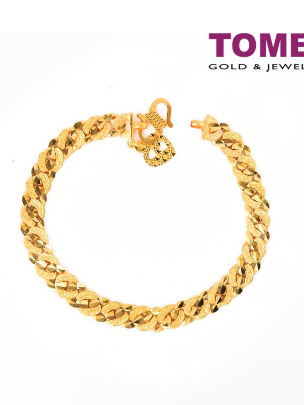 TOMEI Bracelet, Yellow Gold 916 (9M-ZSDK15-XR)