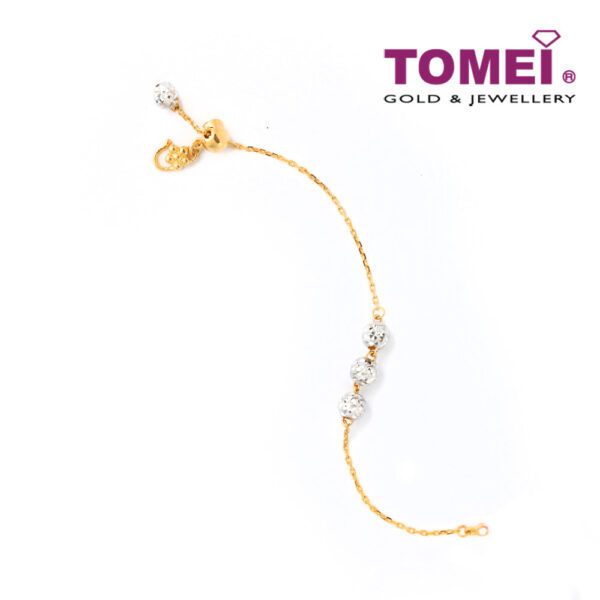 TOMEI Bracelet of Childhood Joy and Delight, Yellow Gold 916 (9M-BR3729-2C)