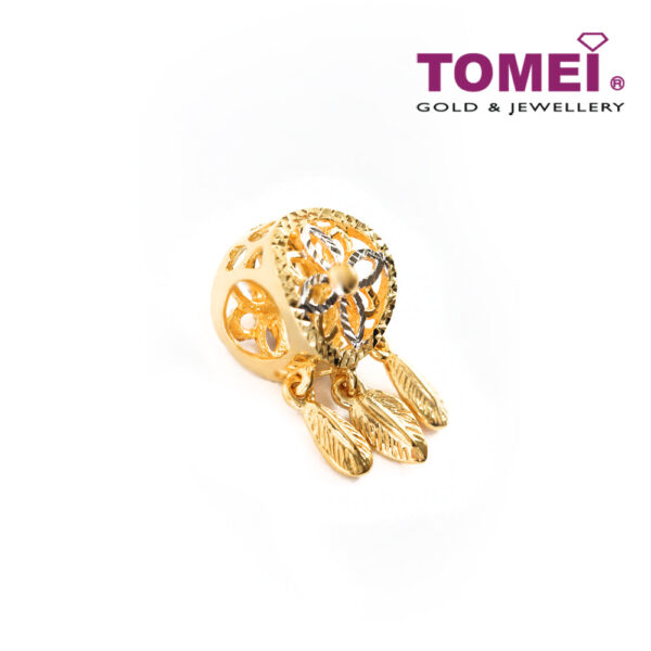 TOMEI Dreamcatcher Charm, Yellow Gold 916