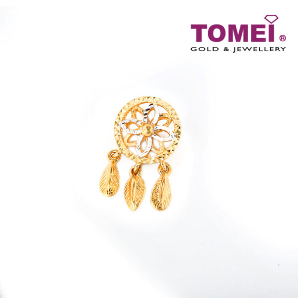TOMEI Dreamcatcher Charm, Yellow Gold 916