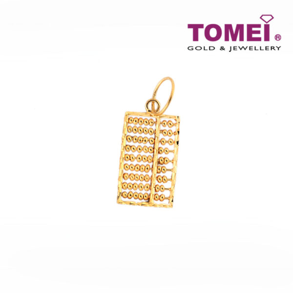 TOMEI Classic Abacus Pendant, Yellow Gold 916