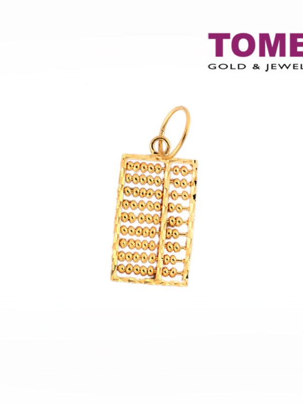 TOMEI Classic Abacus Pendant, Yellow Gold 916