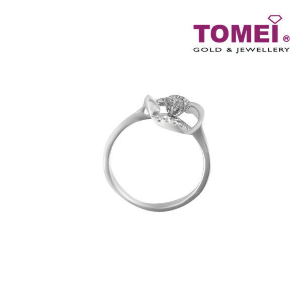 TOMEI Arrayal of Pagentry with Flamboyance Ring , Diamond White Gold 375 (R2013V)