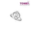 TOMEI Blossoming with Sparkling Bravura Ring, Diamond White Gold 375 (STR4341)