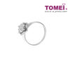 TOMEI Luxuriation in Glittering Sparks Ring, Diamond White Gold 585