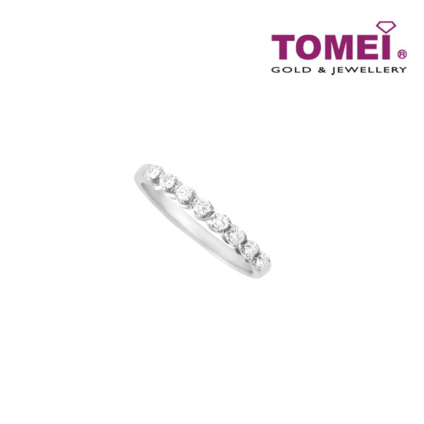 TOMEI Agleamed in Sparkling Virtuosity Ring, Diamond White Gold 585 (R3873)