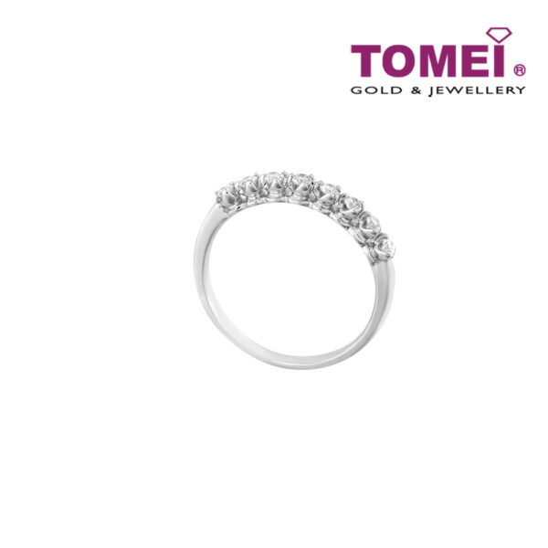 TOMEI Agleamed in Sparkling Virtuosity Ring, Diamond White Gold 585 (R3873)