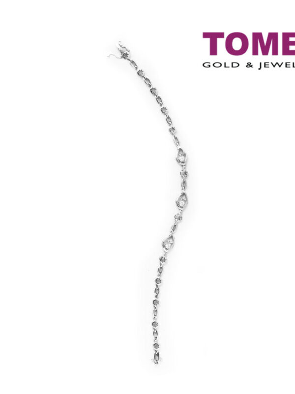 TOMEI Bracelet in Astral Rays of Glitz, Diamond White Gold 375 (B0699/B0699A)