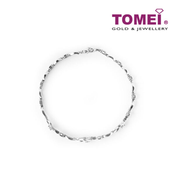 TOMEI Bracelet in Astral Rays of Glitz, Diamond White Gold 375 (B0699/B0699A)