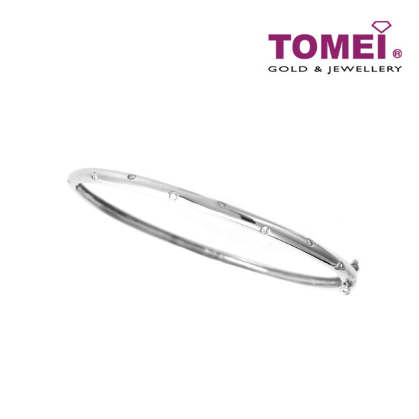 TOMEI Bangle, Diamond White Gold 750 (DL0006790)