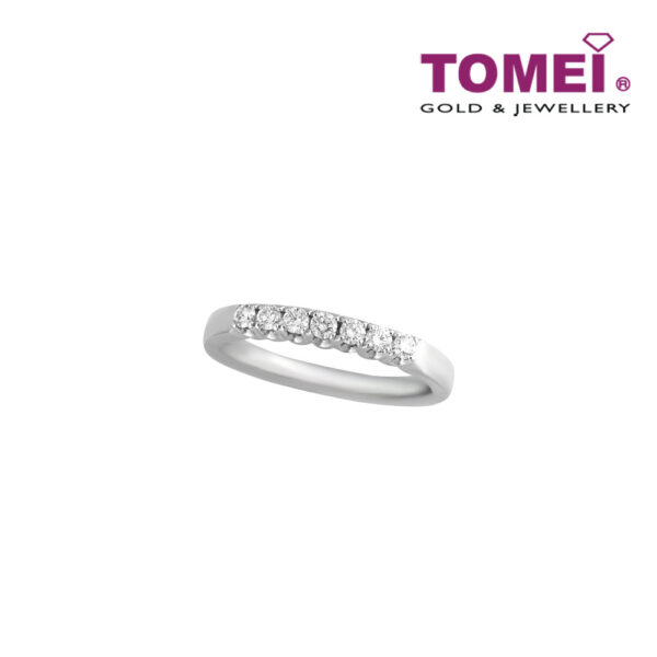 TOMEI EB Evermore Ring, Diamond White Gold 750