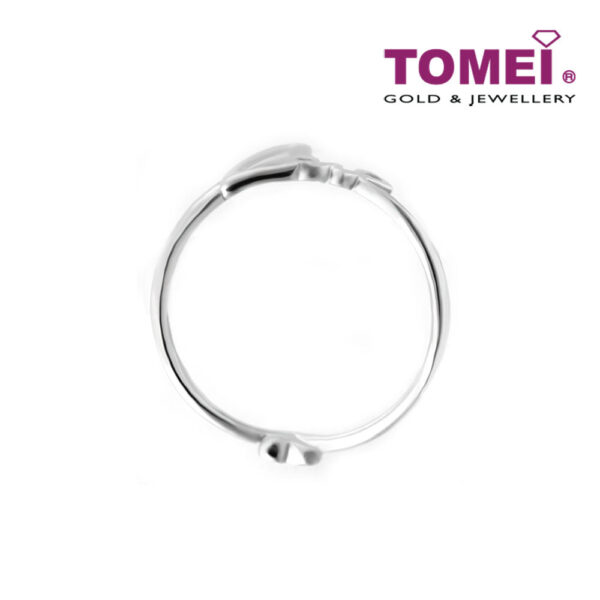 TOMEI Love Ring, Diamond White Gold 750 (LW948)