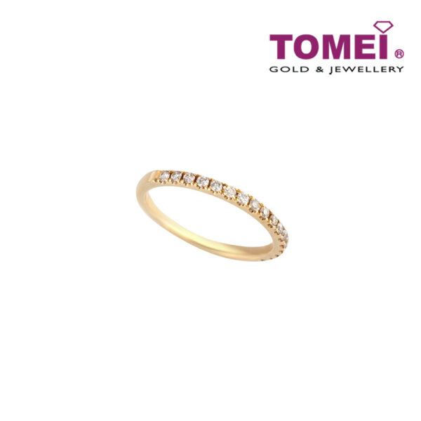 TOMEI Eternity Ring, Diamond Yellow Gold 750 (R4634Y)