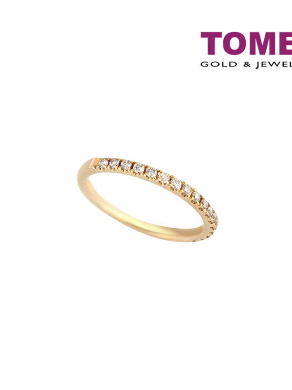 TOMEI Eternity Ring, Diamond Yellow Gold 750 (R4634Y)
