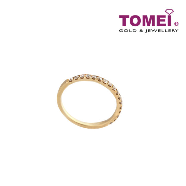 TOMEI Eternity Ring, Diamond Yellow Gold 750 (R4634Y)