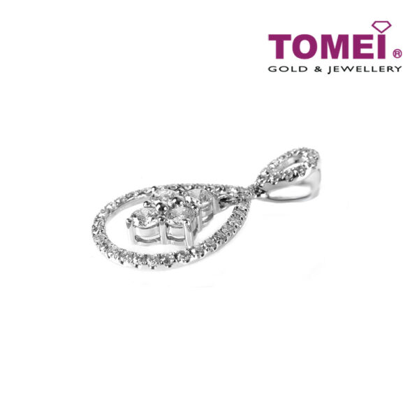 TOMEI Pendant of Candescent Splendour, Diamond White Gold 750 (P4670)