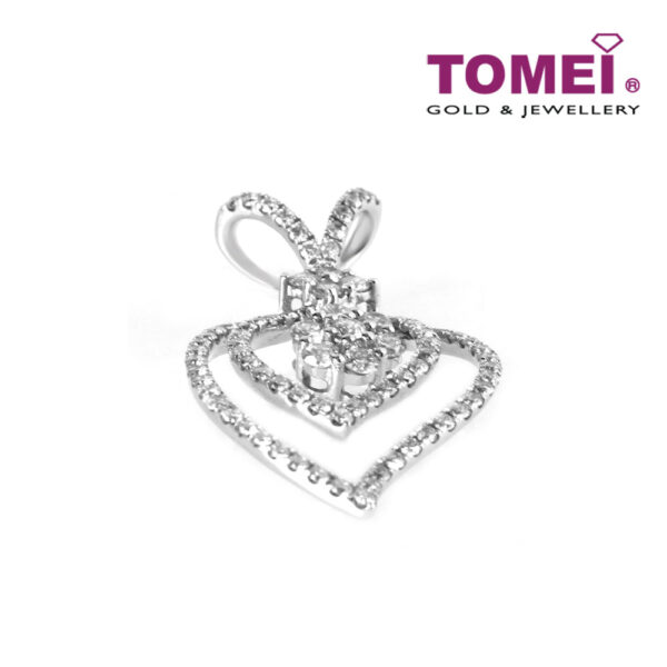 TOMEI Pendant, Diamond White Gold 750 (P3407)