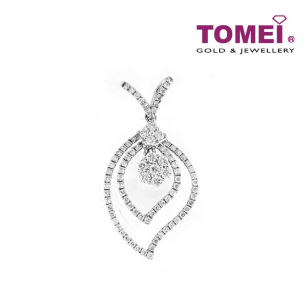 TOMEI Pendant, Diamond White Gold 750 (P3407)