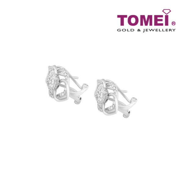 TOMEI Earrings, Diamond White Gold 750 (STE2858)