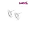 TOMEI Earrings, Diamond White Gold 750 (STE798)