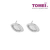 TOMEI Earrings, Diamond White Gold 750 (STE798)