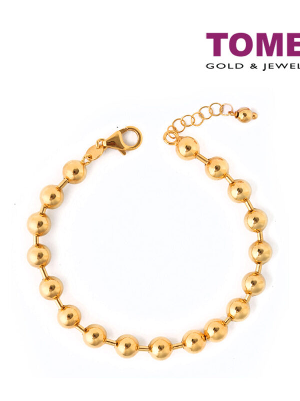 TOMEI Bracelet, Yellow Gold 916 (IM-CPL600-BR-1C)