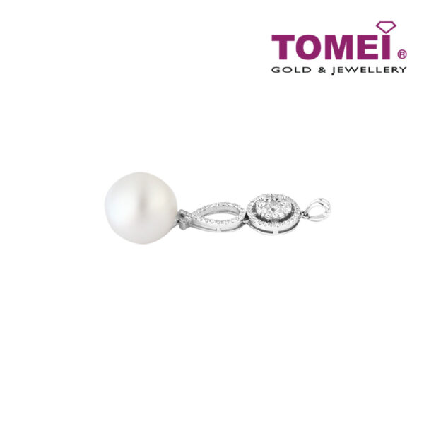 TOMEI Pendant, Diamond Pearl White Gold 750 (P3269)