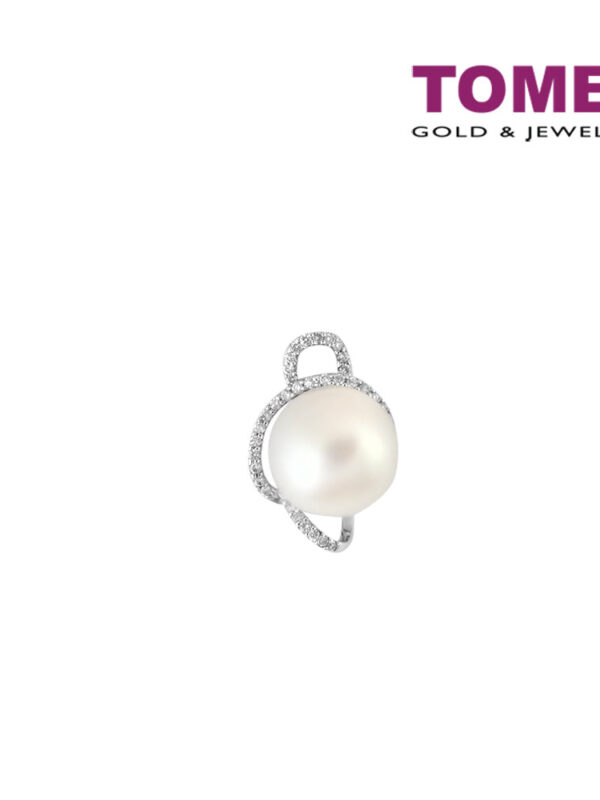 TOMEI Pendant, Diamond Pearl White Gold 750 (P3200)