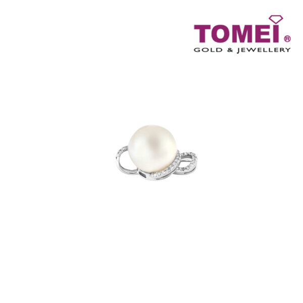 TOMEI Pendant, Diamond Pearl White Gold 750 (P3200)
