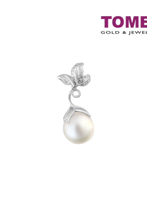 TOMEI Pendant, Diamond Pearl White Gold 750 (P3114)