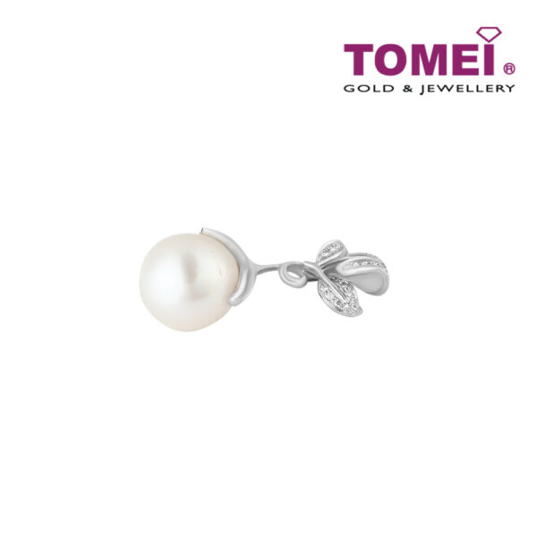 TOMEI Pendant, Diamond Pearl White Gold 750 (P3114)