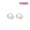 TOMEI Earrings, Diamond Pearl White Gold 750 (E1149)