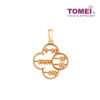 TOMEI Clover Abacus Pendant, Yellow Gold 916