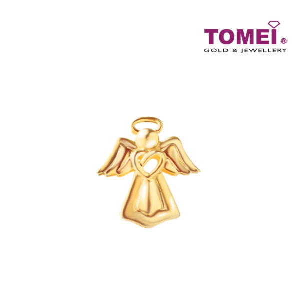 TOMEI Angel Charm, Yellow Gold 916