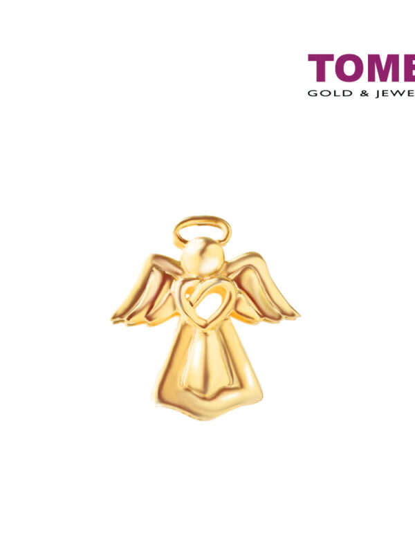 TOMEI Angel Charm, Yellow Gold 916