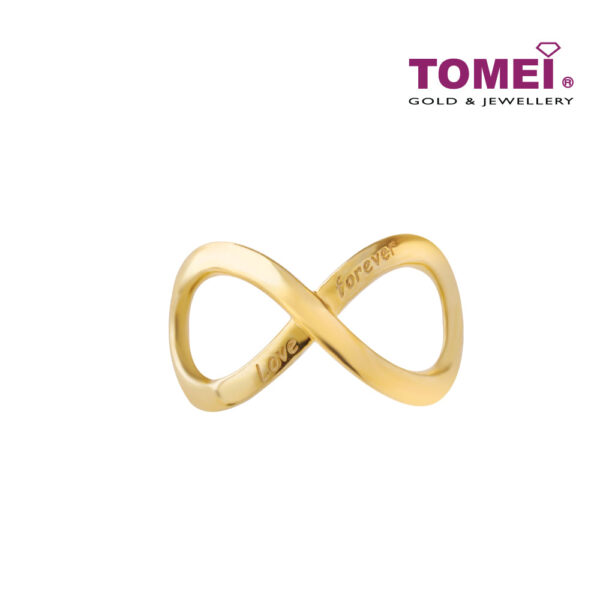 TOMEI Infinity Charm, Yellow Gold 916